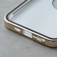 Magnetické pouzdro Dual Glass MagSafe pro iPhone 11, zlaté