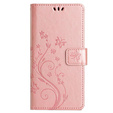 Klopové pouzdro pro Samsung Galaxy A55 5G, Wallet, Butterfly, fialové