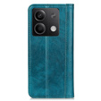 Pouzdro pro Xiaomi Redmi Note 13 5G, Wallet Litchi Leather, zelené