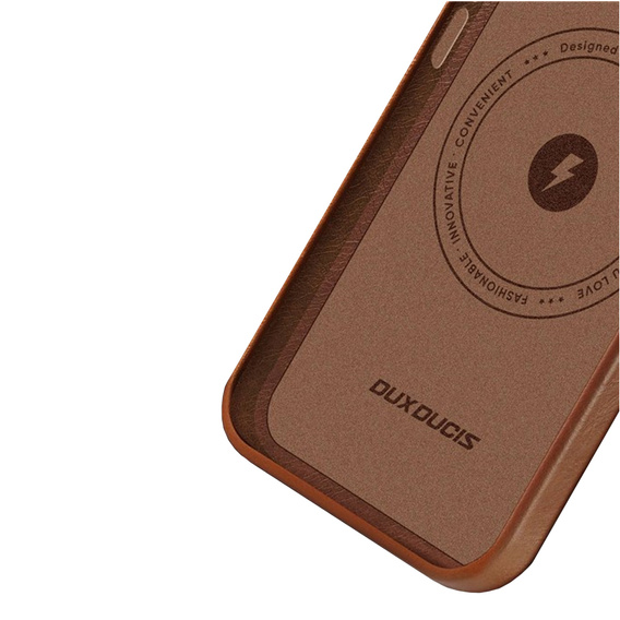 Pouzdro pro iPhone 14, Dux Ducis Max Naples, hnědé