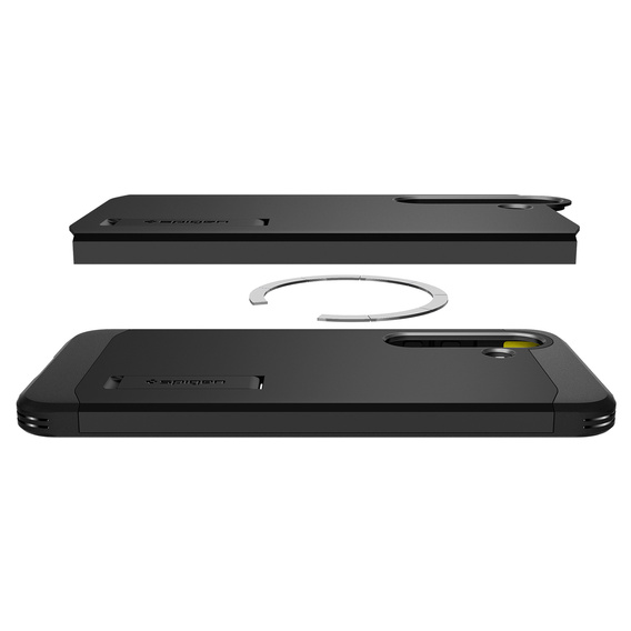 Pouzdro Spigen Tough Armor Mag Black pro Samsung Galaxy S25