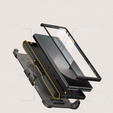 Pancéřové pouzdro pro Samsung Galaxy Z Fold6 5G, řada TONGATE MECH s kroužkem, černé