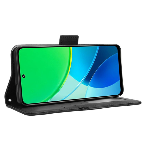 Klopové pouzdro pro Vivo Y19s, Card Slot, černé
