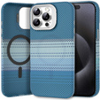 Pouzdro iPhone 15 Pro Max, Frame Kickstand, pro MagSafe, Moon Blue