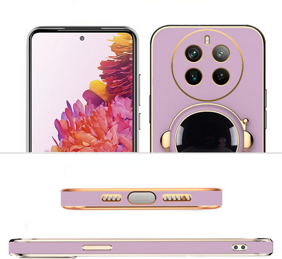 Pouzdro pro Realme 12 Pro 5G / 12 Pro+ 5G, Astronaut, fialové
