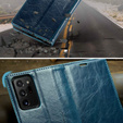 CASEME flipové pouzdro pro Samsung Galaxy Note 20 Ultra, Waxy Textured, modré