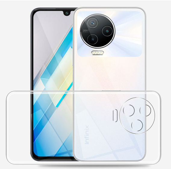 Tenké pouzdro pro Infinix Note 12 2023, Slim, průhledné