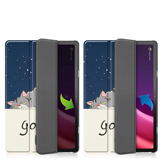 Pouzdro pro Lenovo Tab P11 Gen 2 TB350FU TB350XU 11.5", Smartcase, sleeping cat