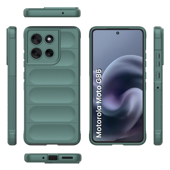 Pouzdro pro Motorola Moto G86 Power 5G, Gaming Shockproof, zelené