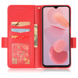 Klopové pouzdro pro Ulefone Note 12P, Wallet Litchi Magnet, červené