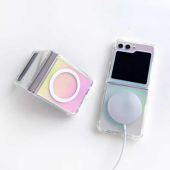 Pouzdro pro Samsung Galaxy Z Flip7 FE / Z Flip6, Fusion Hybrid, pro MagSafe, vícebarevné