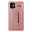 Pancéřové pouzdro pro iPhone 11, Dexnor Full Body, růžové rose gold