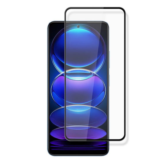 Tvrzené sklo Mocolo Full Glue pro Xiaomi Poco X5 Pro 5G, černý rám