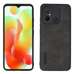 Pouzdro pro Xiaomi Redmi 12C, ERBORD Business, s držákem do auta, šedé