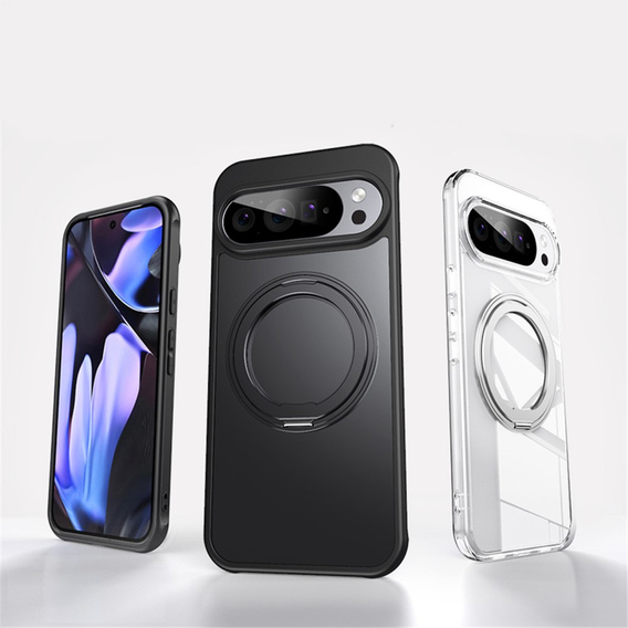 Pouzdro pro Google Pixel 10 Pro XL , pro MagSafe, se stojánkem, černé