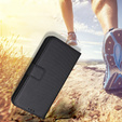 Klopové pouzdro pro Nokia C12 4G, Wallet Smart Magnet, černé