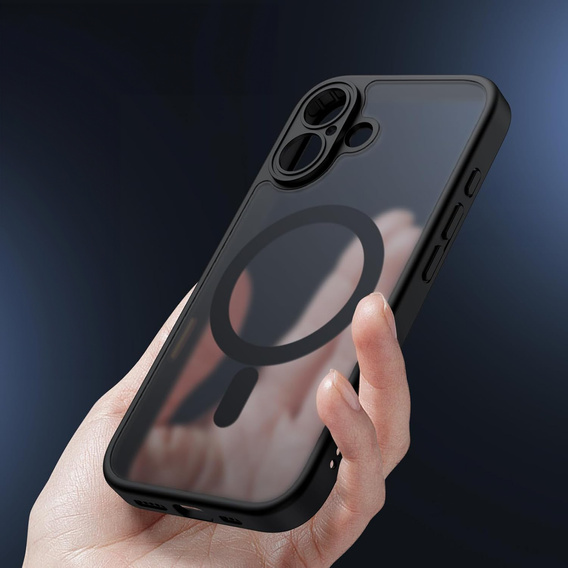 Matné pouzdro pro iPhone 17, pro Magsafe, matně černé