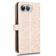 Flipové pouzdro pro T Phone 3 5G, Wallet Rhombus, zlaté