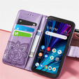 Klopové pouzdro pro T Phone 2 Pro 5G, Butterfly, fialové