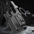Pouzdro pro Samsung Galaxy A16, Military MagSafe with camera protection, černé