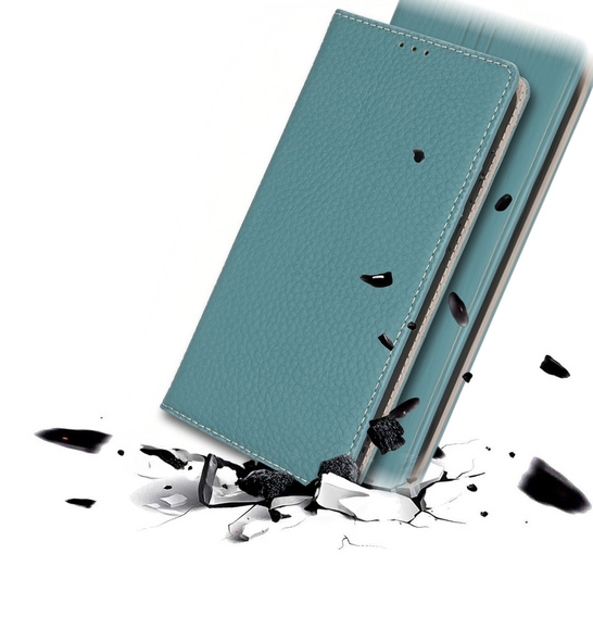 Klopové pouzdro pro Samsung Galaxy S25 Edge, Litchi Skin Grain, modré