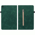 Pouzdro pro Lenovo Tab M10 10.1 Gen 3, Wallet Pen Slot, zelené