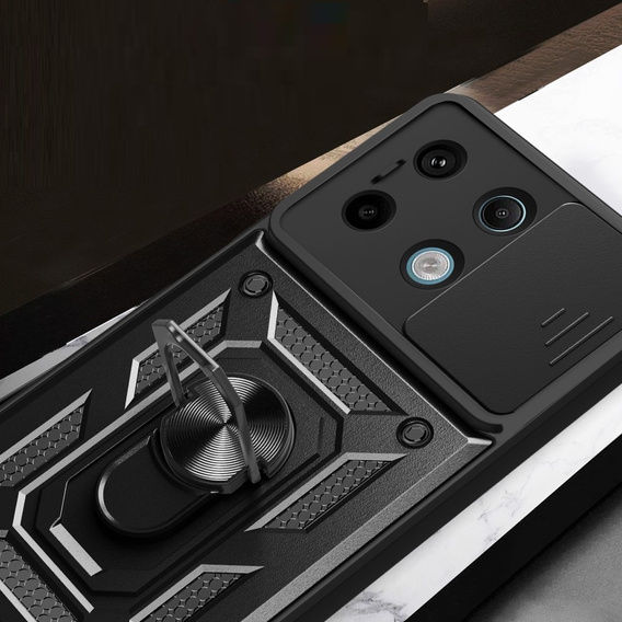 Pouzdro pro Xiaomi Redmi Note 13 Pro 5G, CamShield Slide, černé