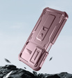 Pancéřové pouzdro pro Samsung Galaxy A16, Dexnor Full Body (Two Frames), růžové
