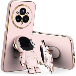 Pouzdro pro Realme 14 Pro+ 5G, Astronaut, růžové