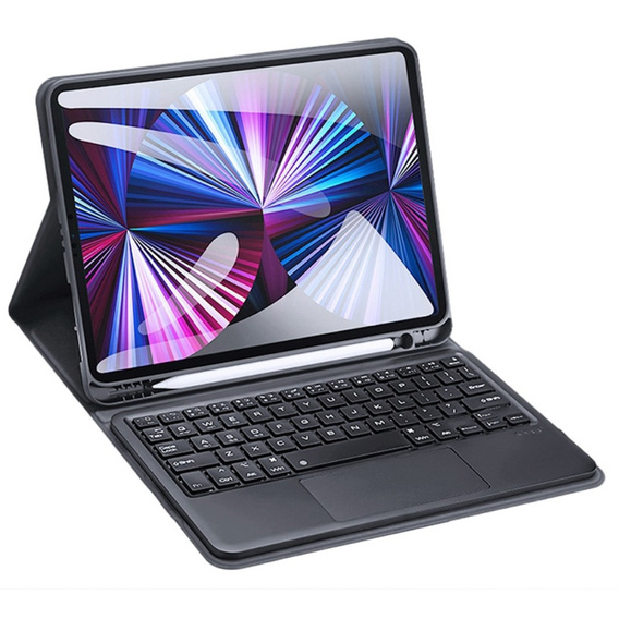 Pouzdro + klávesnice iPad Pro 11 2022/2021/2020/2018 / do iPad Air 10.9 4 2020 / 5 2022, Dux Ducis Magnetic, černé