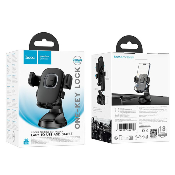 Držák na telefon do auta Hoco H76 na palubní desku