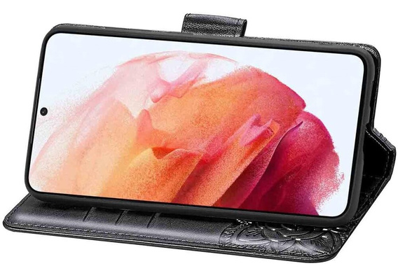 Klopové pouzdro pro Motorola Moto E14, Butterfly, černé