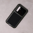 Pouzdro Love Mei pro Samsung Galaxy A54 5G, armored with glass, zelené