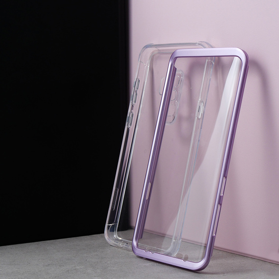 Pouzdro pro Samsung Galaxy S9 Plus, Suritch Full Body, transparentní / fialové