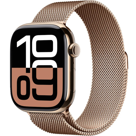 Bransoleta do Apple Watch 1/2/3/4/5/6/7/8/SE/ULTRA 42/44/45/49 MM, Różowe Złoto