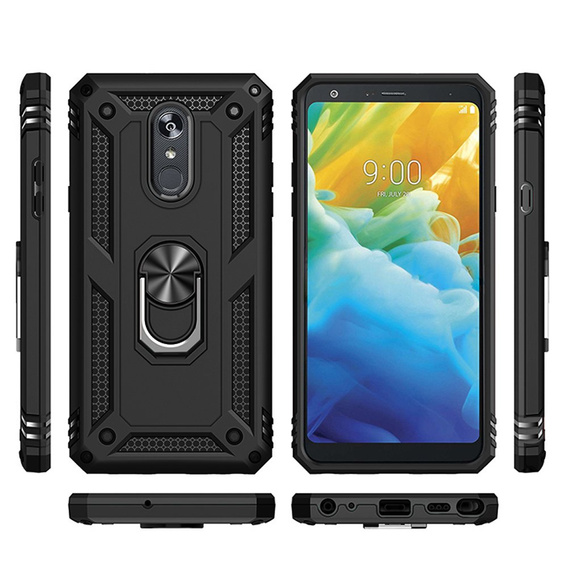 Pancéřové pouzdro pro LG K40, Nox Case Ring, černé