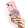 Pouzdro pro Huawei P Smart 2019, Glittery, růžové