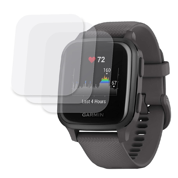 3x ERBORD Hydrogelová fólie pro Garmin Venu SQ