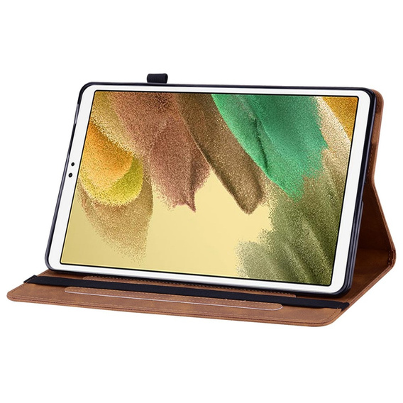 Pouzdro pro Samsung Galaxy Tab A7 Lite, Wallet Pen Slot, hnědé
