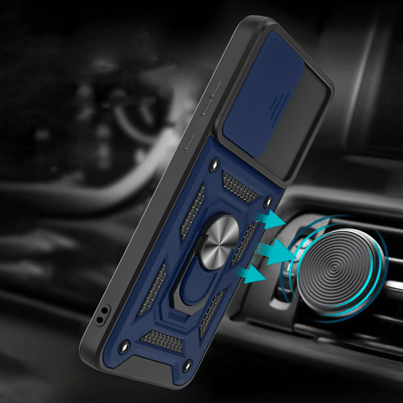 Pouzdro pro Samsung Galaxy S24 FE, CamShield Slide, modré