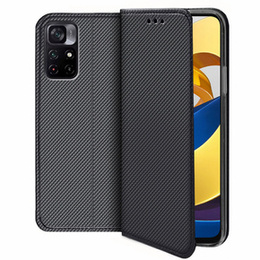 Klopové pouzdro pro Xiaomi Poco M4 Pro 5G / Redmi Note 11S 5G, Wallet Smart Magnet, modré