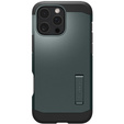 Pouzdro Spigen pro iPhone 16 Pro, Tough Armor Mag MagSafe, zelené + 9H tvrzené sklo