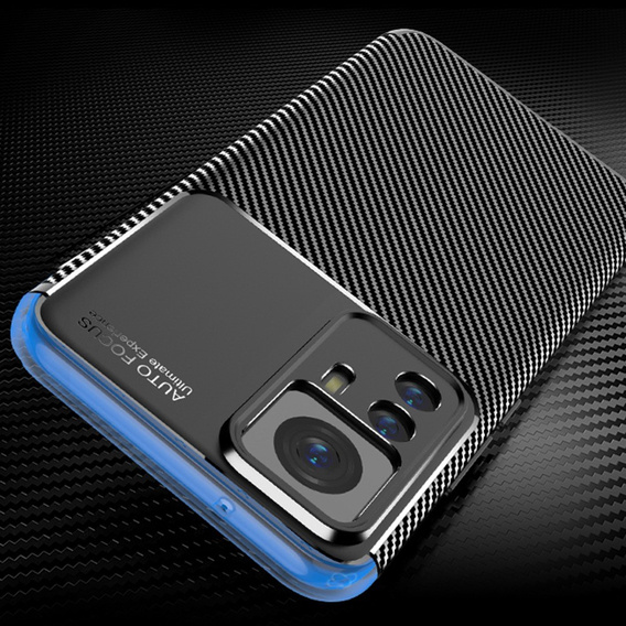 Pouzdro pro Xiaomi 12T, Carbon Gel, černé