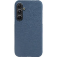 Kožené pouzdro pro Samsung Galaxy A54, Genuine Leather, modré