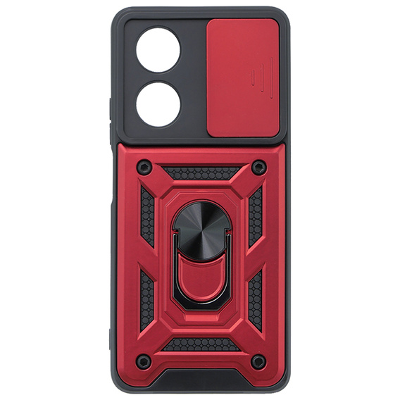 Pouzdro pro Oppo A58 4G, CamShield Slide, červené
