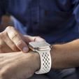 Silikonový řemínek pro Apple Watch 1/2/3/4/5/6/7/8/SE/ULTRA 42/44/45/49MM, béžový
