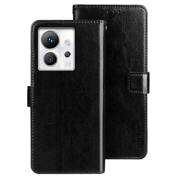 Klopové pouzdro pro Infinix Zero Ultra, IDEWEI Wallet, černé