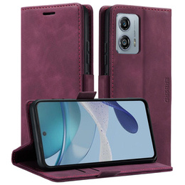 Pouzdro pro Motorola Moto G53, ERBORD Vintage peněženka s klopou, červené