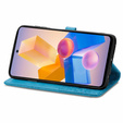 Klopové pouzdro pro Infinix Hot 40i, Mandala, modré