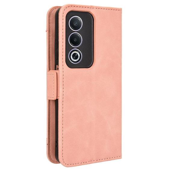 Klopové pouzdro pro Oppo A80, Card Slot, růžové